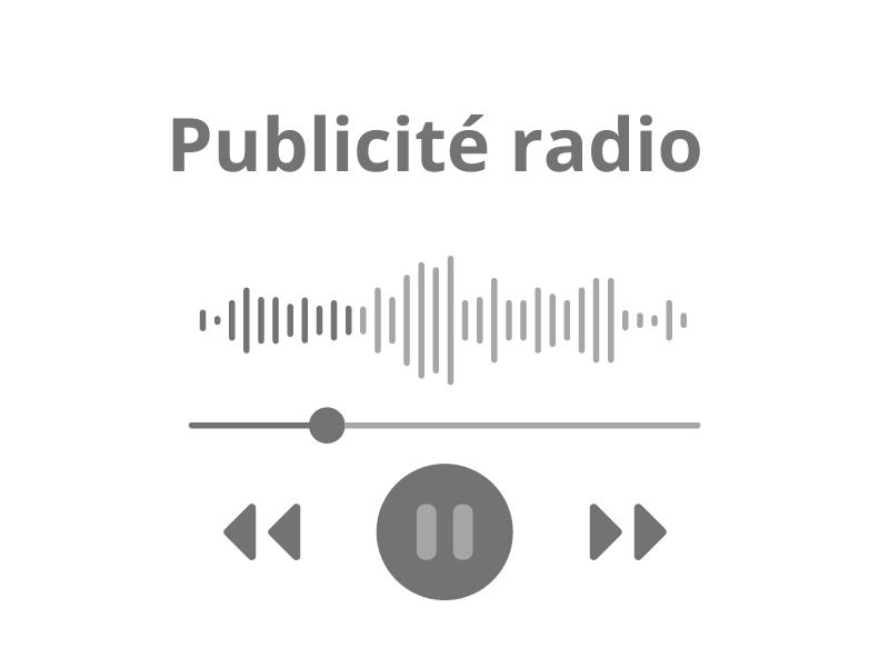 visuel publicité radio